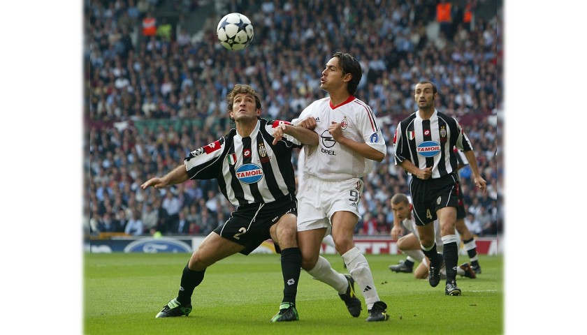 Inzaghi's Milan Signed Match Shirt, Champions 2003 Final