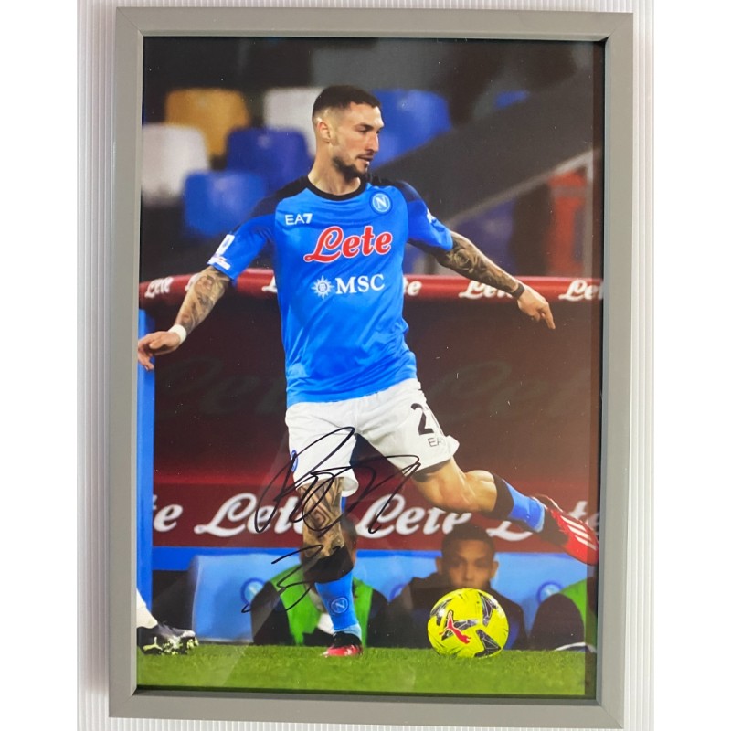 Matteo Politano's Italy Signed and Framed Picture