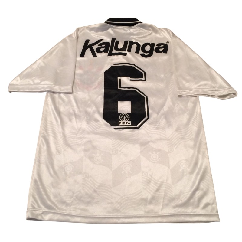 Branco's Corinthians Match Worn Shirt, 1986