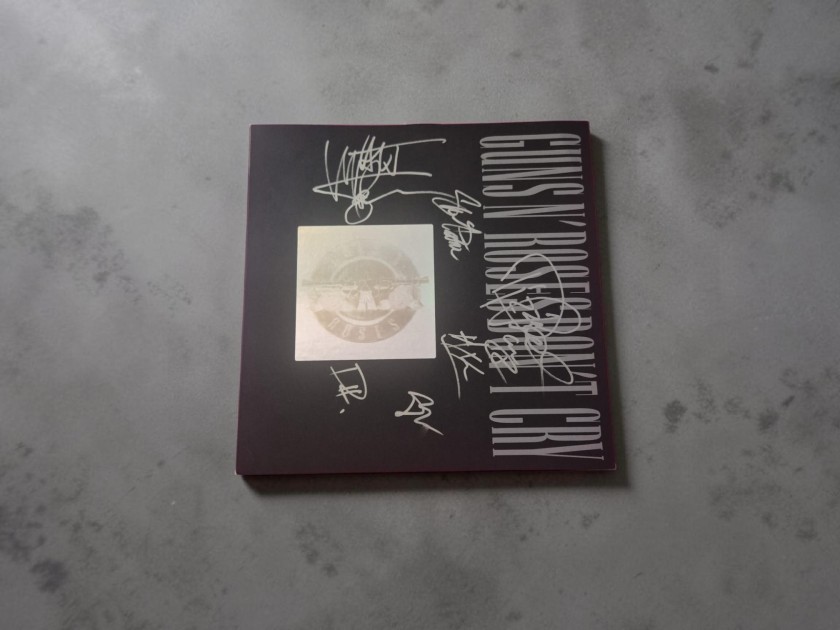 Guns N'Roses Signed Don't Cry 12" Vinyl