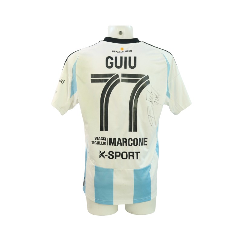 Maglia Guiu unwashed Virtus Entella vs Gubbio 2024 - Autografata