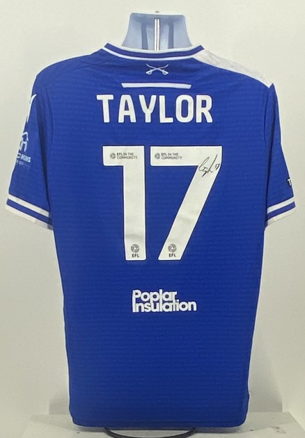 Taylor's Bristol Rovers EFL Sky Bet League One Signed Match Worn Shirt, vs Wigan