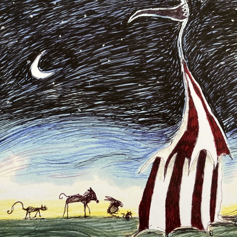 "Carp Circus" by Tim Burton