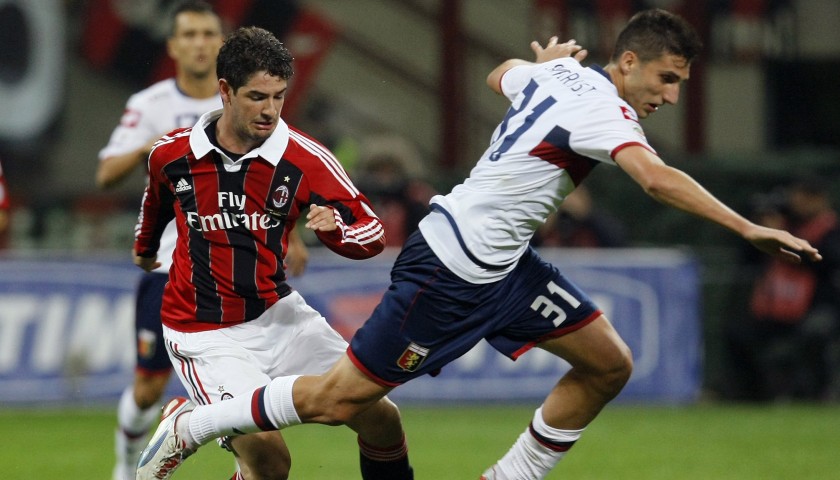 Sampirisi's Match-Worn Inter-Genoa 2012 Shirt, UNWASHED