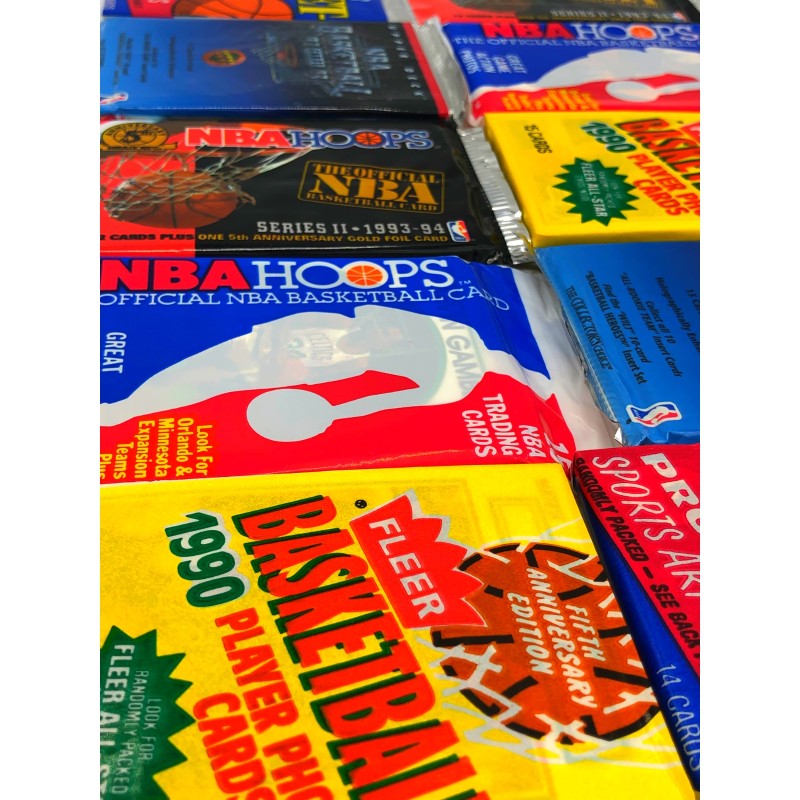 Carte collezionabili NBA 1989-1993 non aperte