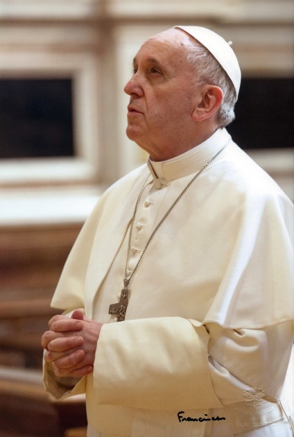 Official Photograph Signed by Pope Francis