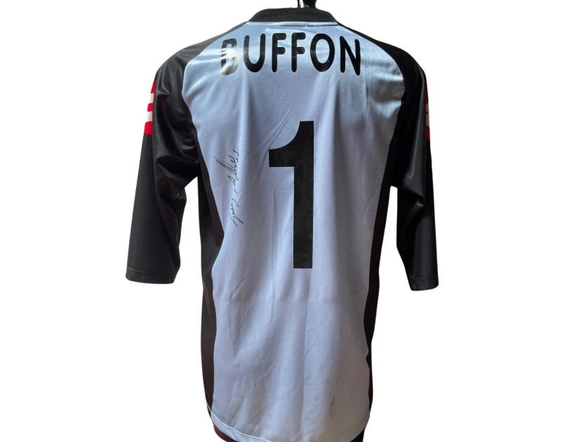 Buffon's Signed Match-Issued Shirt, Milan vs Juventus 2003