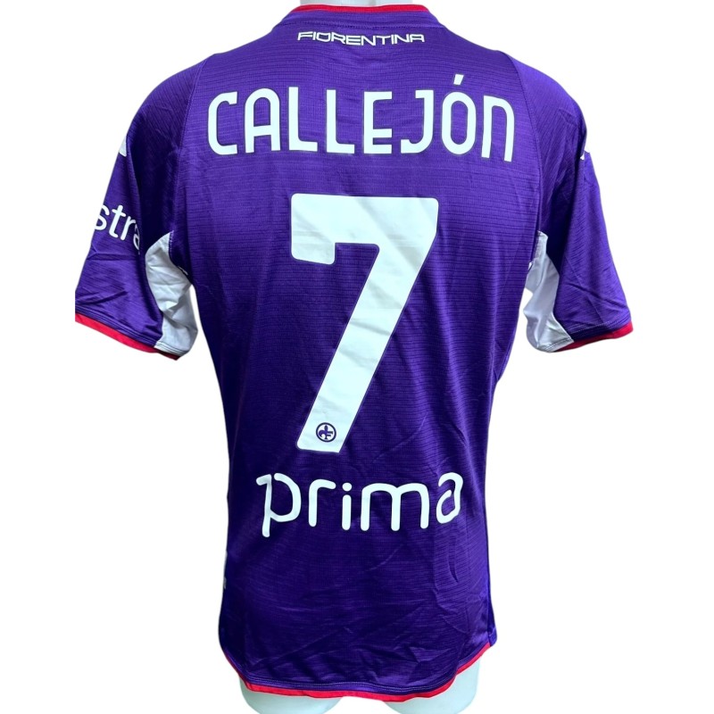 Maglia Callejon preparata Fiorentina vs Inter 2021