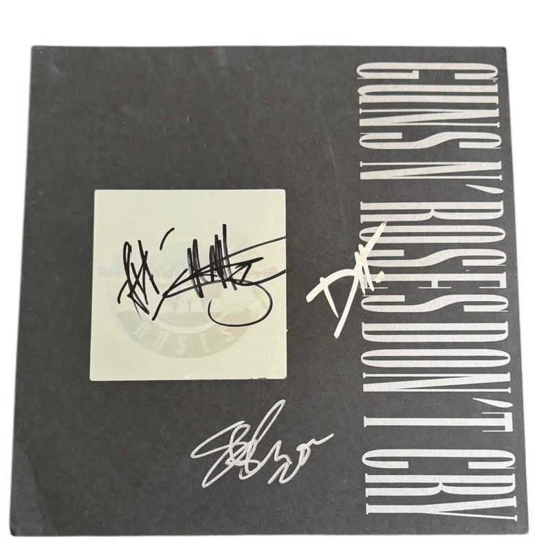 Guns N' Roses Signed Don't Cry 12" Vinyl