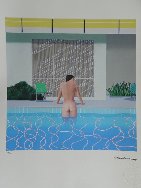 David Hockney The Bath