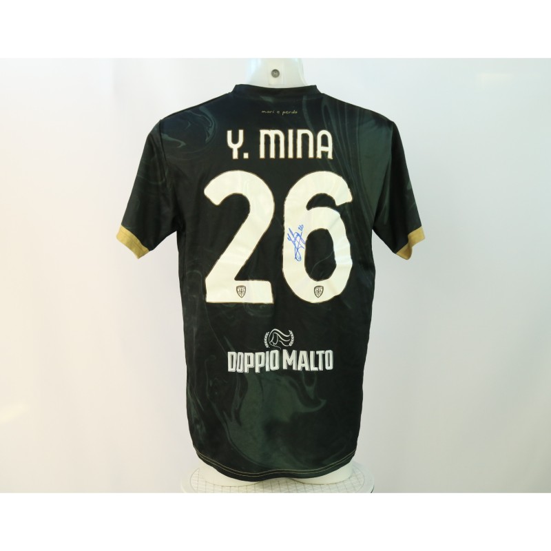 Maglia Mina Unwashed, Lazio vs Cagliari 2024 - Autografata