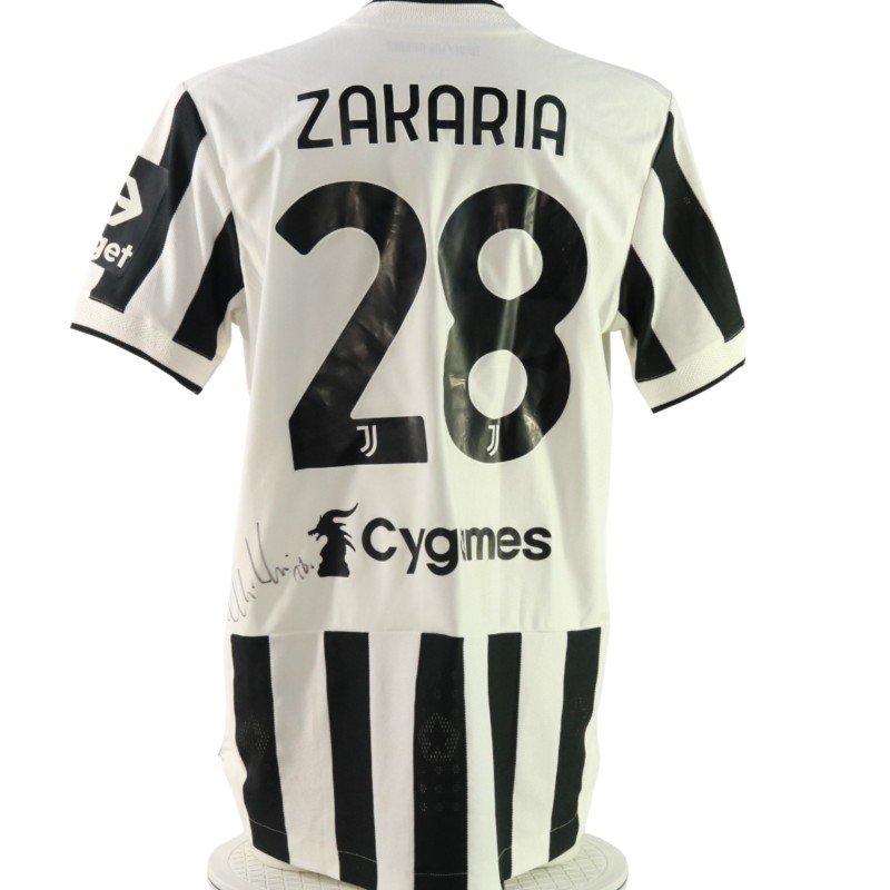 Zakaria's Juventus Signed Match-Issued Shirt, 2021/22