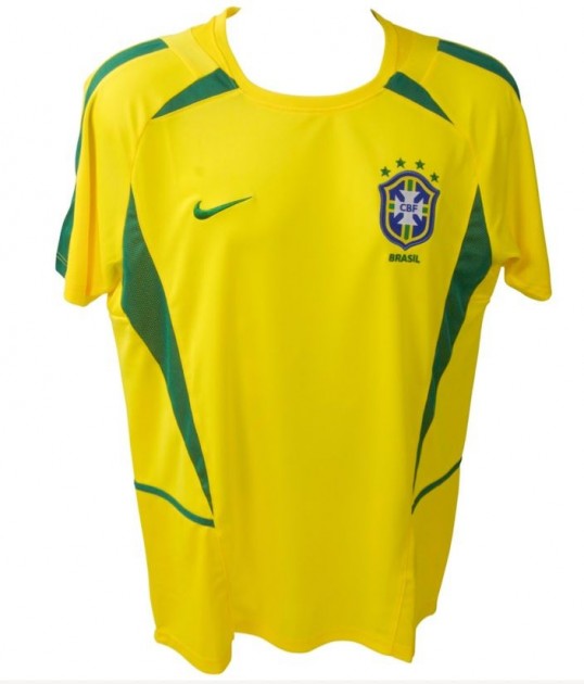 Roberto Carlos Signed 2001 Brazil Shirt