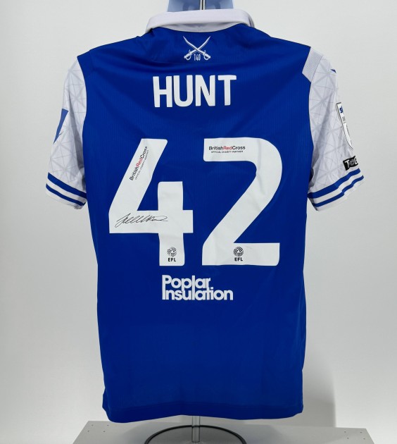 Jack Hunt's Bristol Rovers EFL Sky Bet League One Signed Match Worn Shirt, vs Reading