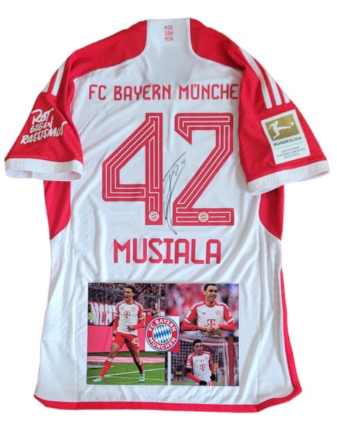 Musiala's Signed Match Shirt, Bayern Munich vs Mainz 2024