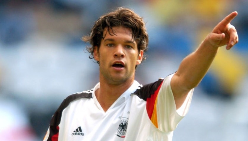 Maglia ufficiale Ballack Germania, 2004 - Autografata