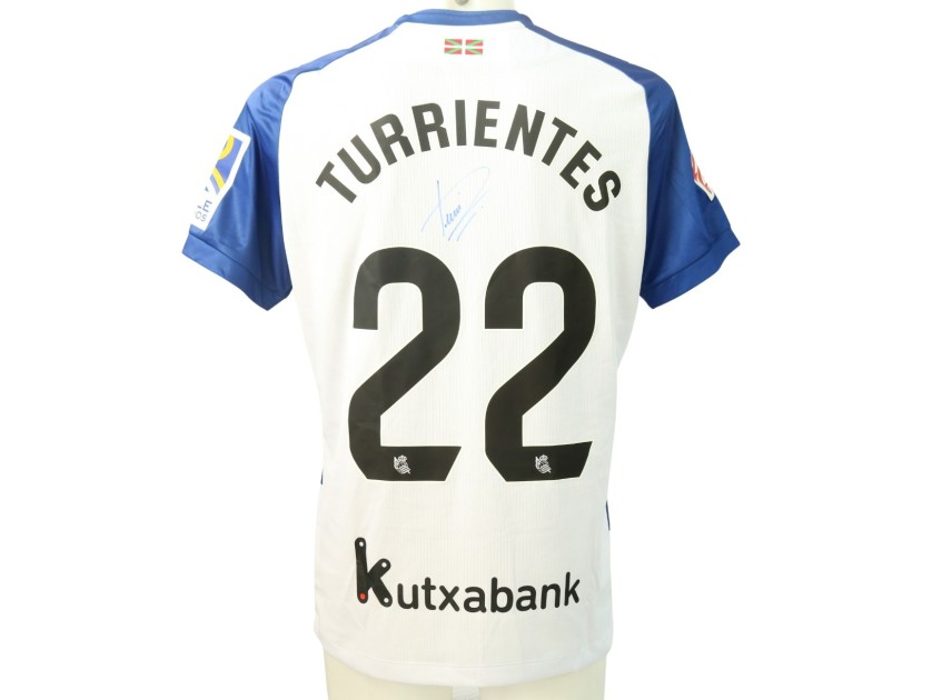 Turrientes' Signed Unwashed Shirt, Real Sociedad vs Real Madrid 2024 "Chillida Limited Edition"