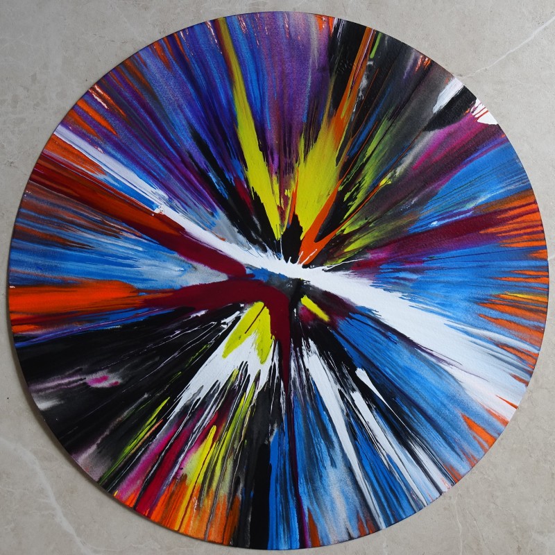 Damien Hirst "Circle Spin Painting"