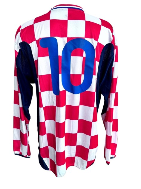 Niko Kovac's Croatia Match-Worn Shirt, 2000/01