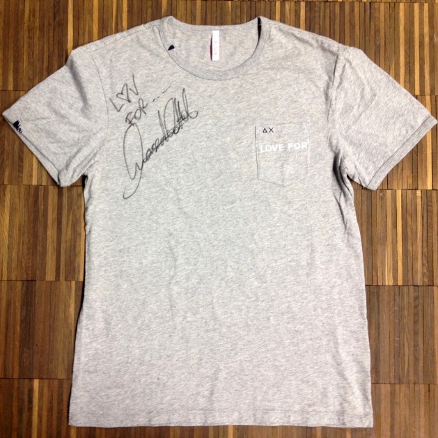 Alessandro Cattelan signed t-shirt - SUN68 for Love For Music