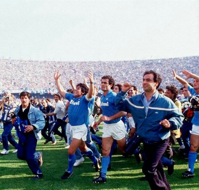 Official Napoli Celebratory Scudetto Medal and Stamps 1986/87