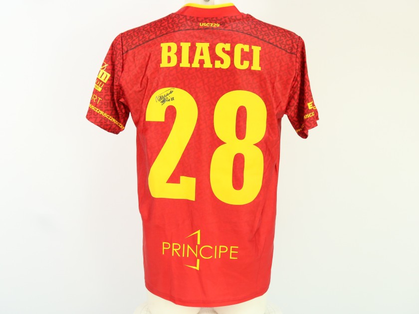 Biasci's Signed Unwashed Shirt, Brescia vs Catanzaro 2024