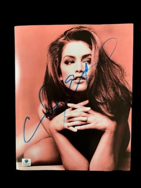 Cindy Crawford Signed and Graded Photograph