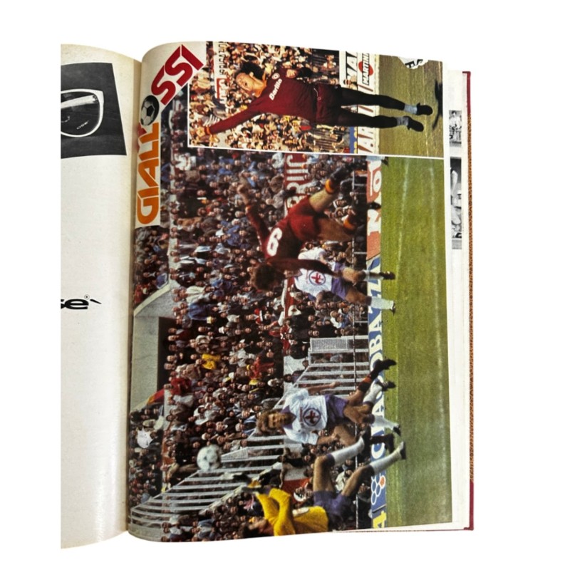 Vintage Mixed Bound Volumes of “Roma Giallorossa” Magazine, 1980-1981