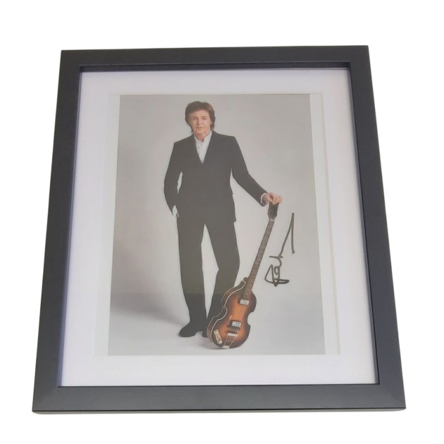 Paul McCartney Signed and Framed Photograph