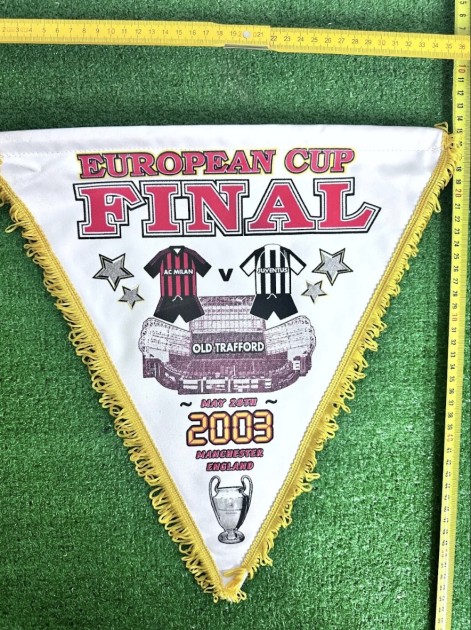 Milan vs Juventus Pennant UCL Finals 2003