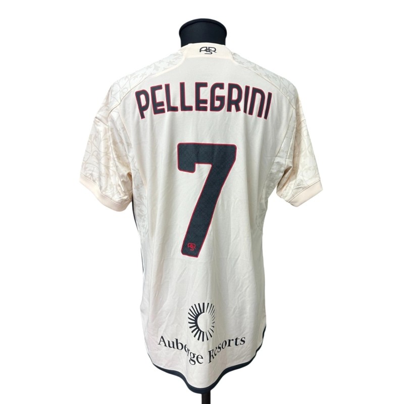 Pellegrini's Roma Match-Worn Shirt, 2023/24