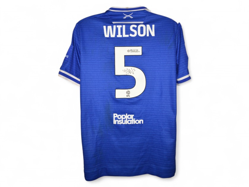 Maglia indossata Bristol Rovers Sky Bet League One, vs Exeter - Autografata da Wilson