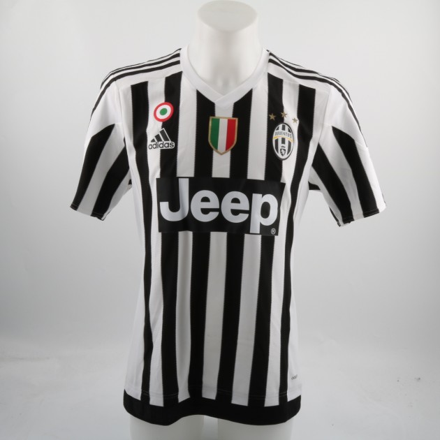 Maglia Hernanes Juventus, preparata/indossata Serie A 2015/2016
