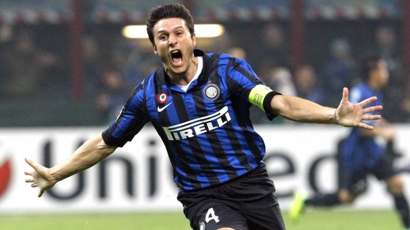 Zanetti's Inter Match Shirt, 2011/12