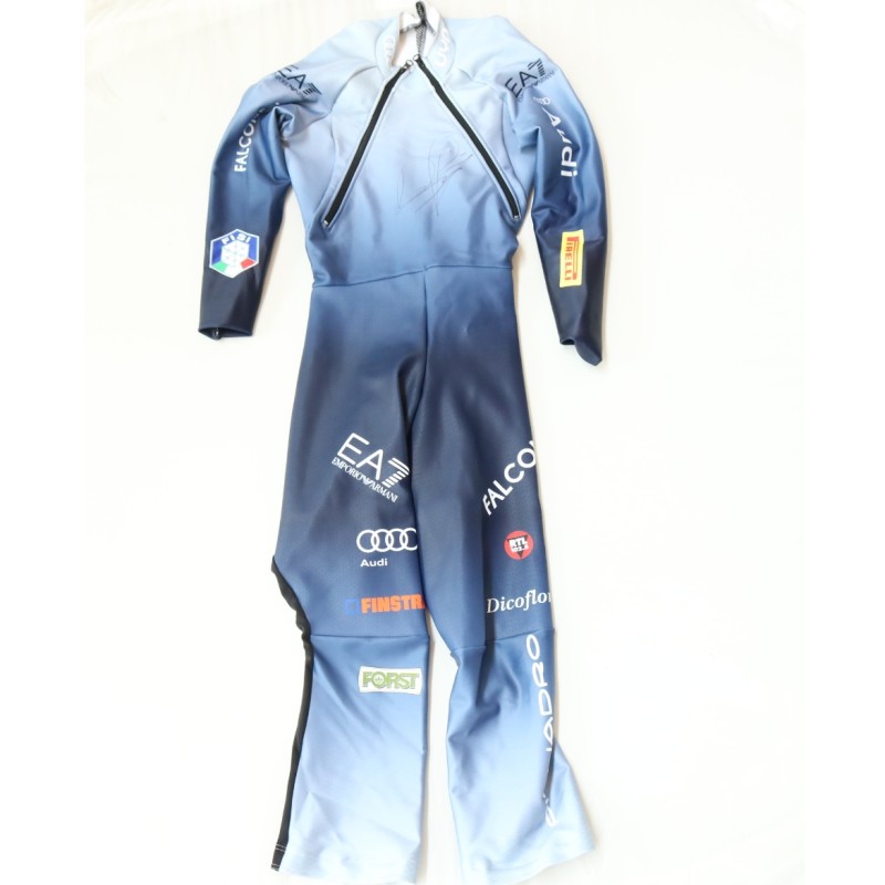 Ski race suit worn and signed by Dominik Paris - Sci Alpino 2024