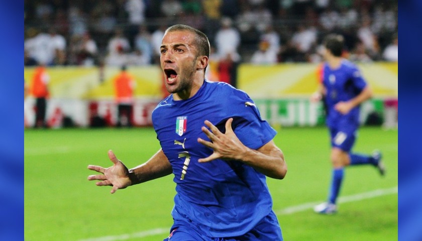 Celebratory Italy Track Jacket Signed by Del Piero