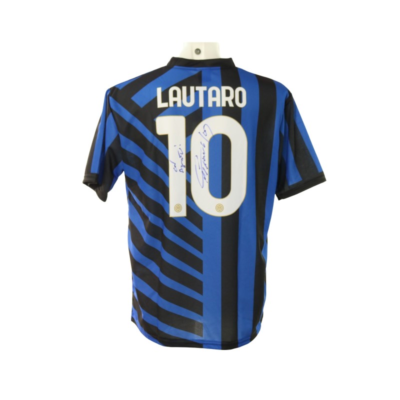 Lautaro's Signed Official Inter Shirt, 2024/25 