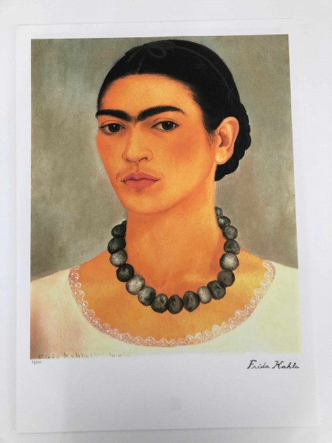 Frida Kahlo Signed Offset Lithograph