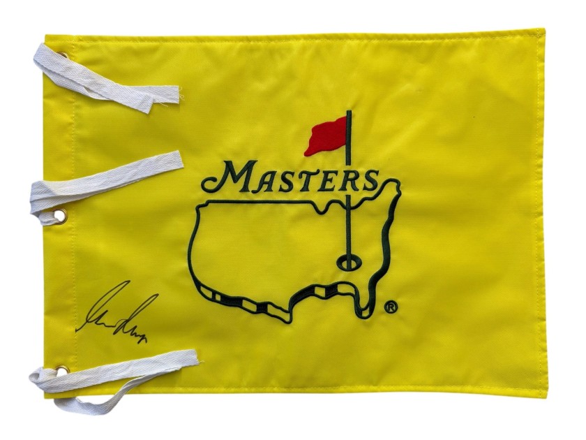 Gary Player Signed The Masters Flag