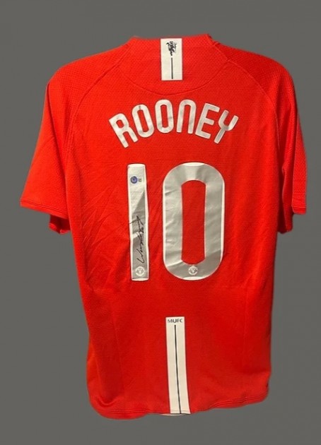 Wayne Rooney Signed Champions League Manchester United