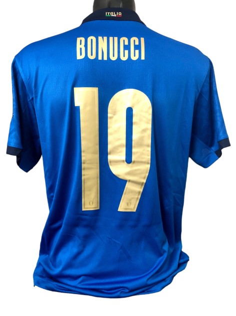 Bonucci's Match Shirt Italy vs England, European Championship Final 2021