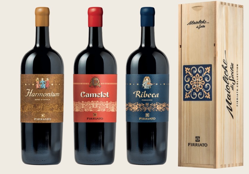 Firriato – 3 Double Magnums From the Top Wine Line Ribeca, Harmonium, and Camelot