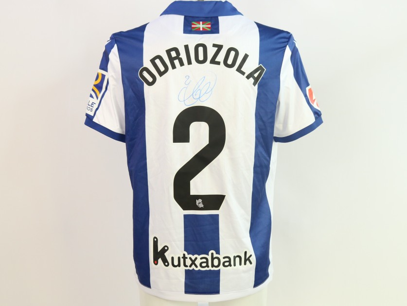 Odriozola's Signed Unwashed Shirt, Real Sociedad vs Osasuna 2024