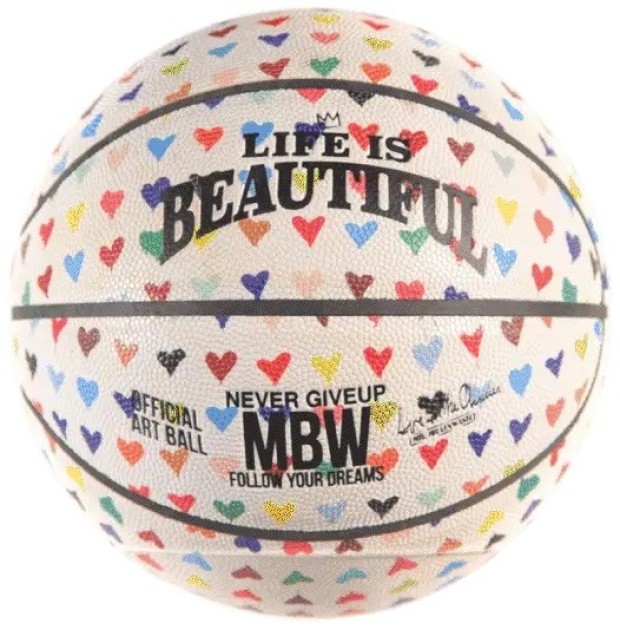 "Life is Beautiful (Basketball)" artwork by Mr. Brainwash