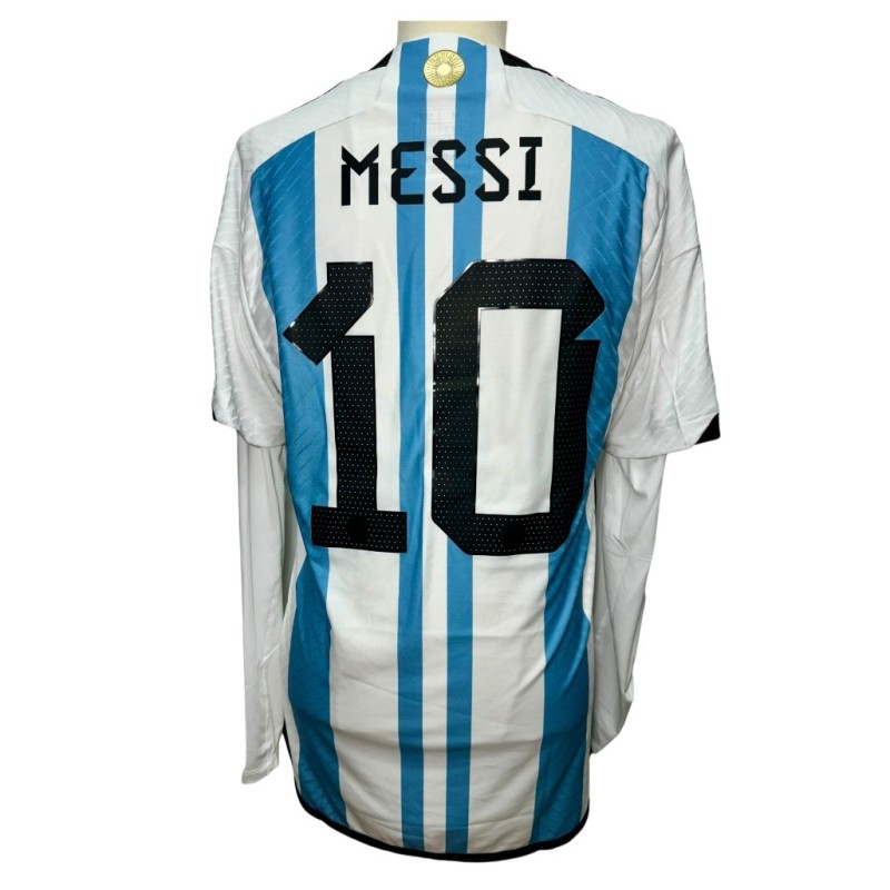 Messi's Match Shirt, Argentina vs Ecuador 2023 - WC 2026 Qualifiers + Training Top