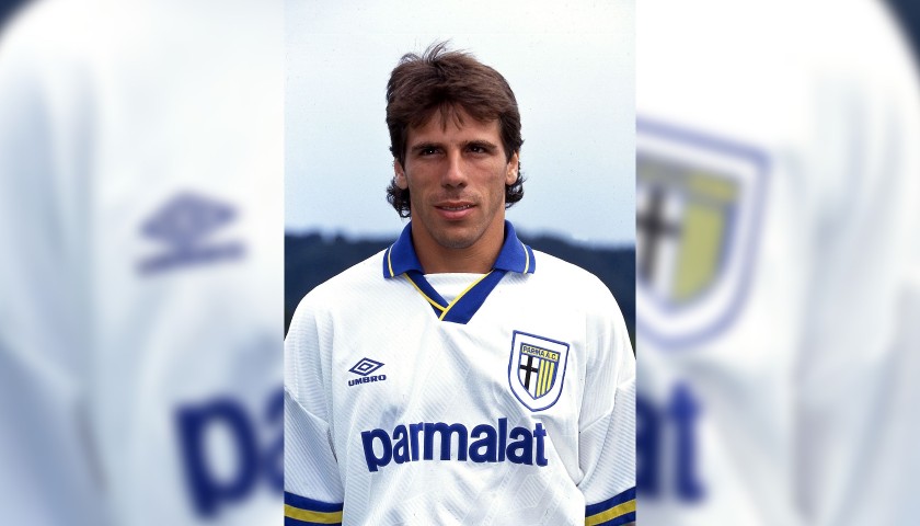 Zola's Official Parma Signed Shirt, 1994/95