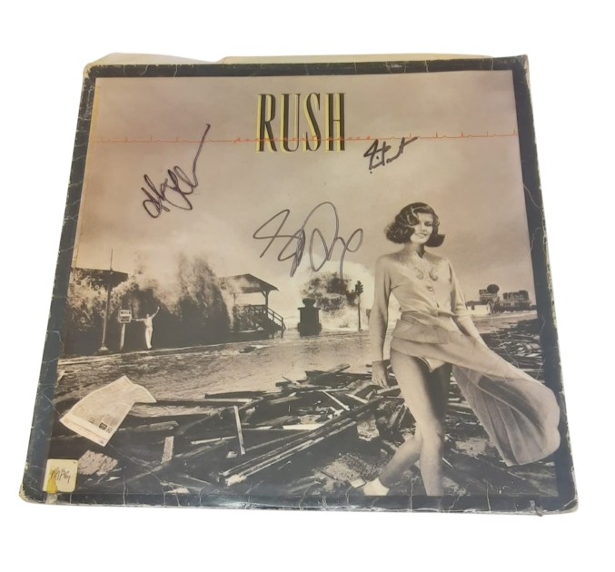 Rush Signed Vinyl LP