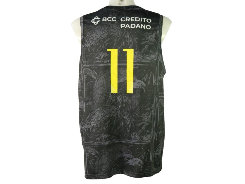 Completo Nikolic Vanoli Basket Cremona, unwashed Pre-Season 2024/25 - Autografato