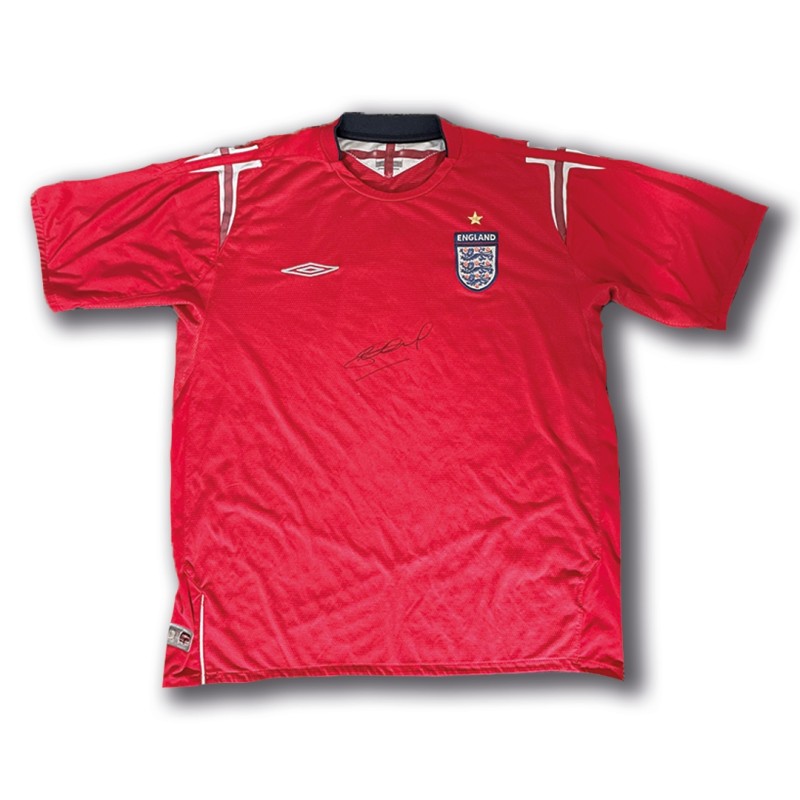 Steven Gerrard's Signed Official England Shirt