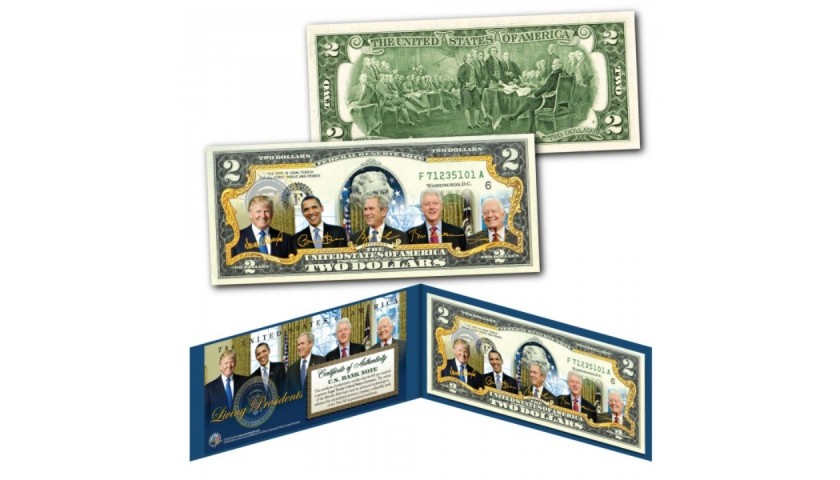 Former Presidents $ 2 Bill 